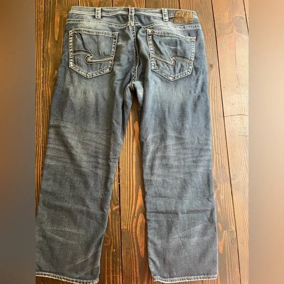 Men’s Silver Jeans Grayson Straight Leg 40 x 30 - Picture 3 of 9